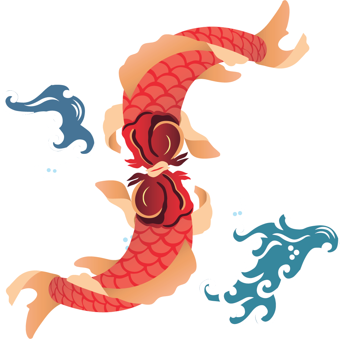 Kissing Koi